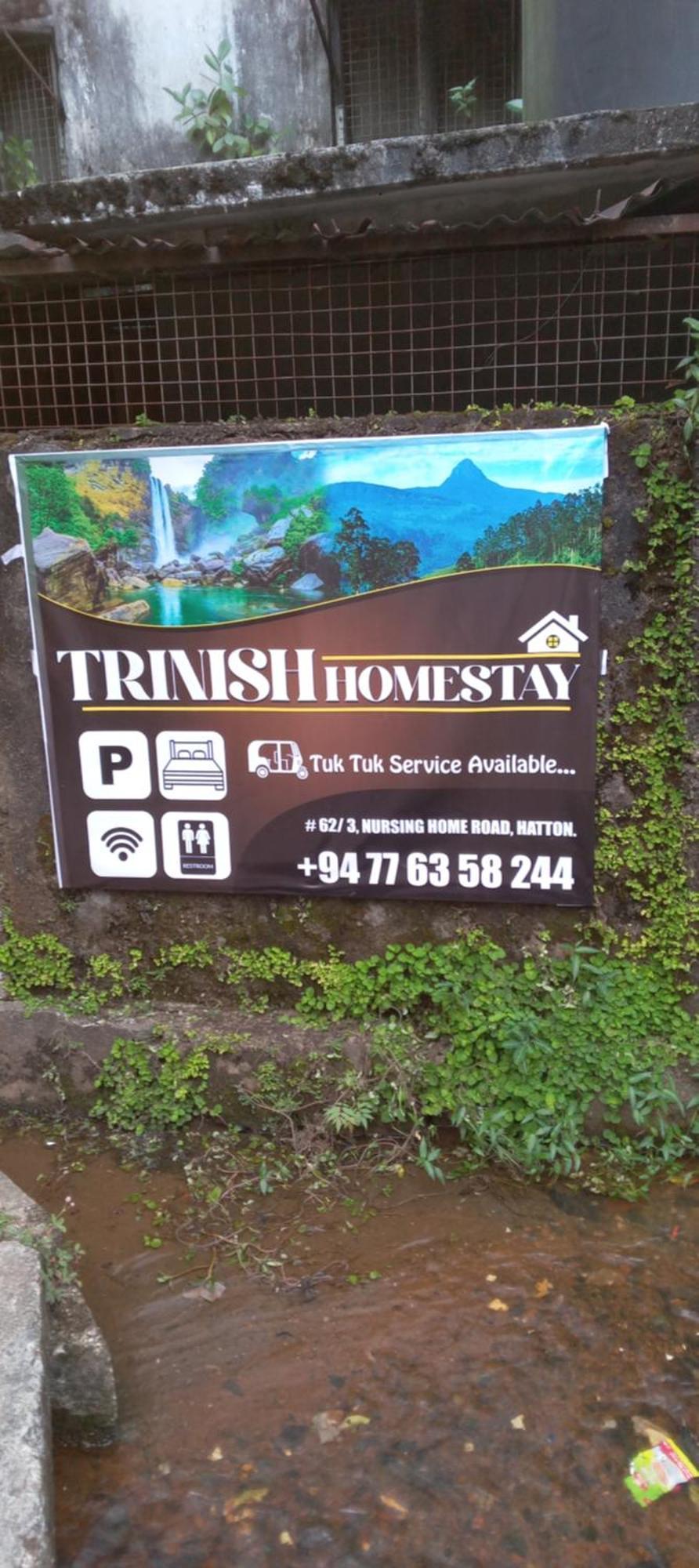 Trinish Homestay Хаттон Номер фото